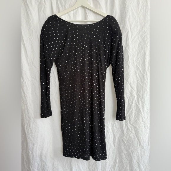 Jimmy Choo for H&M Rhinestone Dress Low Back Size XS - Picture 4 of 16